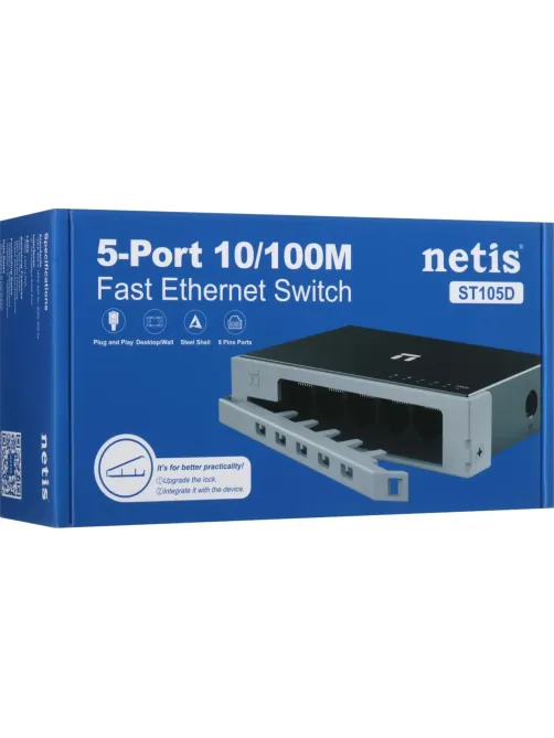 Коммутатор Netis ST105D 5PORT 10/100M