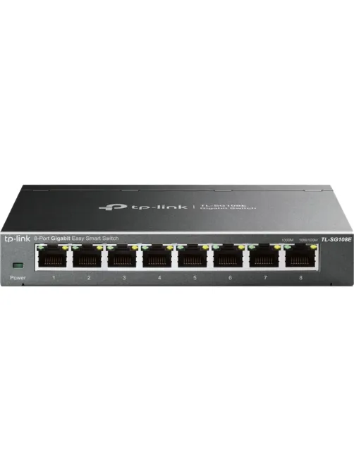 Коммутатор TP-Link TL-SG108E (L2) 8x1Гбит/с управляемый