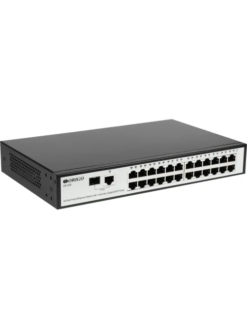Коммутатор Origo OS1225/A1A неуправляемый, металл