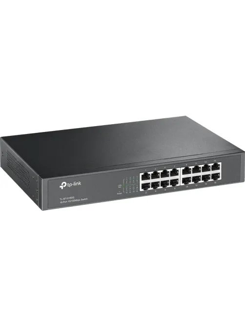 Коммутатор TP-Link TL-SF1016DS (L2) 16x100Мбит/с неуправляемый