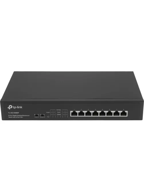 Коммутатор TP-Link TL-SG1008MP (L2) 8x1Гбит/с 8PoE+ 126W неуправляемый