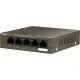 Коммутатор IP COM 4 порта  802.3at (PoE+) 5 портов 10/100 1000 М/сек