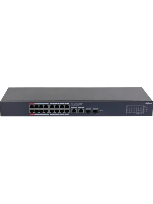 Коммутатор Dahua DH-CS4220-16GT-240,16PoE,(1000BASE-T/SFP),265W,управ