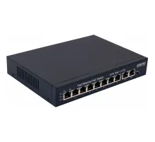 Коммутатор Osnovo SW-21000(120W) (L2) 10x100Мбит/с 8PoE 120W неуправляемый