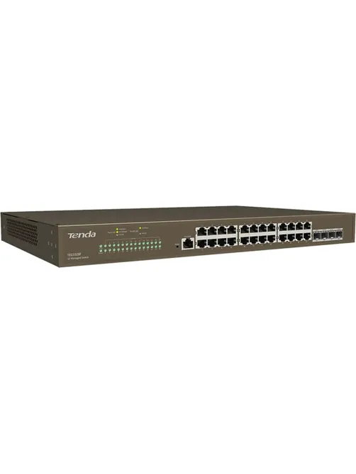 Коммутатор Tenda TEG3328F 24x10/100/1000 Base-T 4xSFP 10/100/1000, L2