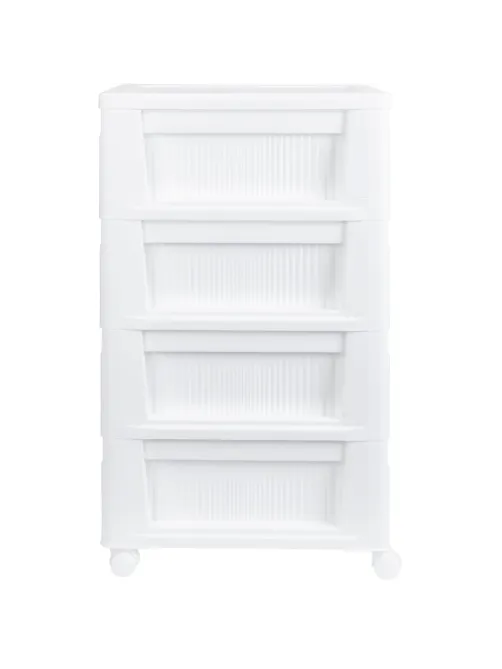 Комод BP_на колесах Velvet, 4 ящика,300х385х690 ММ (Белый)