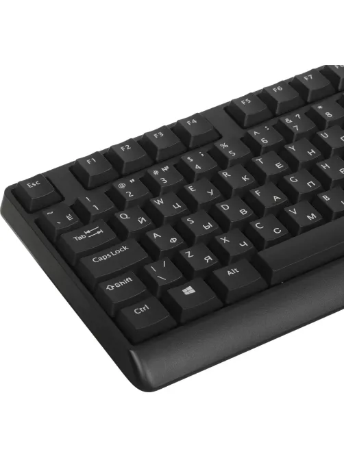 Набор клавиатура+мышь RAPOO проводная X130PRO, цвет - черный