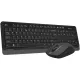 Набор клавиатура+мышь A4Tech Fstyler (FG1012 BLACK) клав:черн/сер мышь:черн