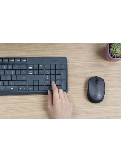 Набор клавиатура+мышь Logitech MK235 (920-007948) Wireless/Grey