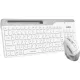 Набор клавиатура+мышь A4Tech Fstyler (FB2535C ICY WHITE) клав,мышь:бел/сер