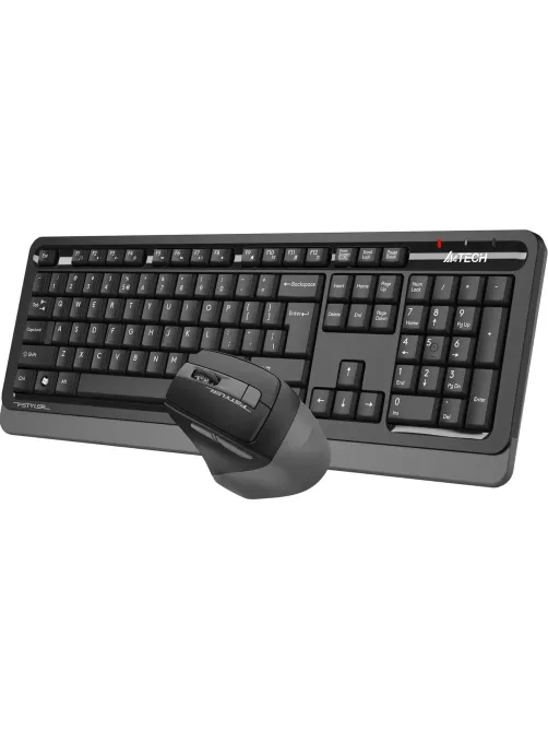 Набор клавиатура+мышь A4Tech Fstyler FG1035 GREY USB беспров. чер/сер
