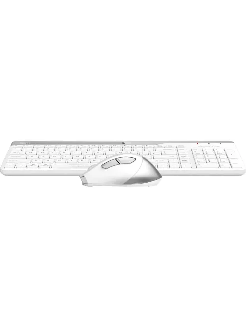 Набор клавиатура+мышь A4Tech Fstyler (FB2535C ICY WHITE) клав,мышь:бел/сер