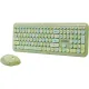 Набор клавиатура+мышь Smartbuy мультимедийный, зеленый (SBC-666395AG-G)