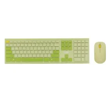 Набор клавиатура+мышь Acer OCC205 (ZL.ACCEE.00E)/зеленый/желтый/USB/slim