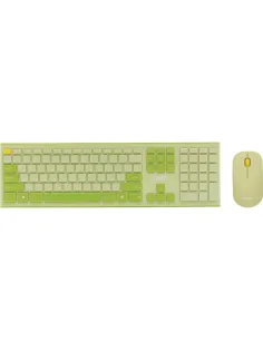 Набор клавиатура+мышь Acer OCC205 (ZL.ACCEE.00E)/зеленый/желтый/USB/slim