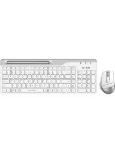 Набор клавиатура+мышь A4Tech Fstyler (FB2535C ICY WHITE) клав,мышь:бел/сер