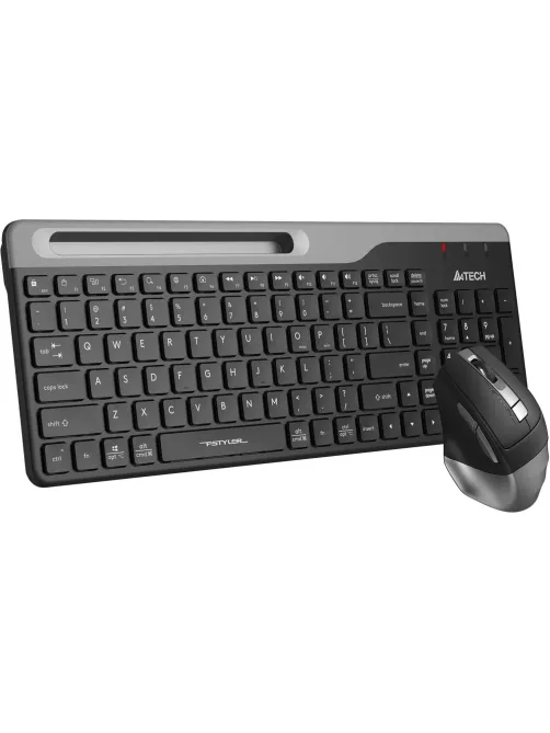 Набор клавиатура+мышь A4Tech Fstyler (FB2535C SMOKY GREY)клав,мышь:черн/сер