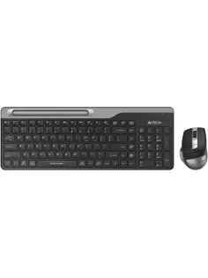 Набор клавиатура+мышь A4Tech Fstyler (FB2535C SMOKY GREY)клав,мышь:черн/сер