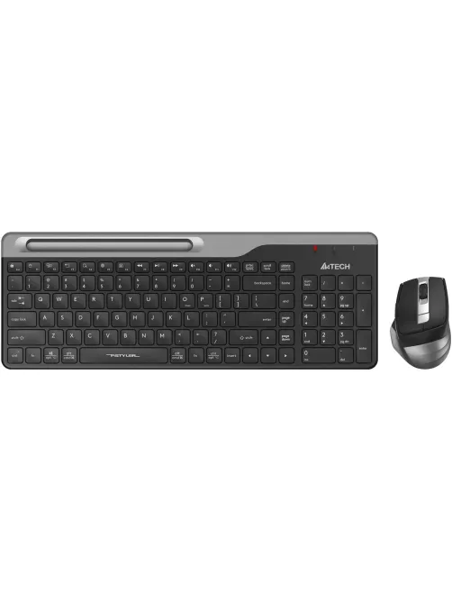 Набор клавиатура+мышь A4Tech Fstyler (FB2535C SMOKY GREY)клав,мышь:черн/сер