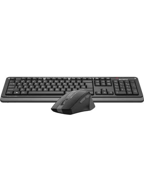 Набор клавиатура+мышь A4Tech Fstyler FG1035 GREY USB беспров. чер/сер
