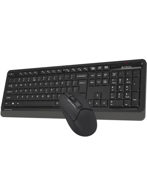 Набор клавиатура+мышь A4Tech Fstyler (FG1012 BLACK) клав:черн/сер мышь:черн