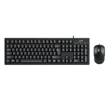 Набор клавиатура+мышь Genius KM-100SE проводной черный