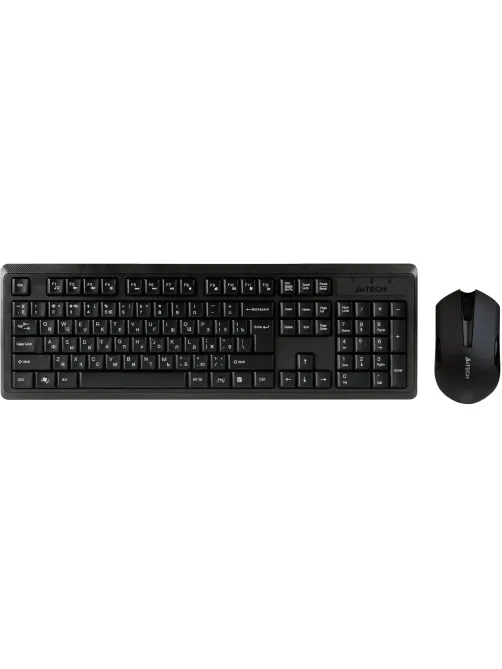Набор клавиатура+мышь A4Tech V-Track 4200N клав:черный мышь:черный USB WLS