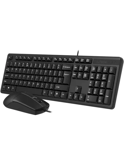 Набор клавиатура+Мышь A4Tech KK-3330 клав:черный Мышь: черный USB