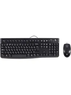 Набор клавиатура+мышь Logitech MK120, Black, ориг РУС грав (920-002561)