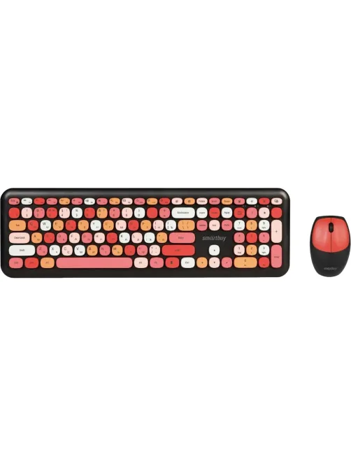 Набор клавиатура+мышь Smartbuy мультимедийный, черный(SBC-666395AG-K)