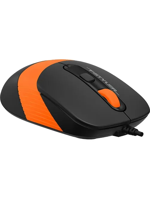 Набор клавиатура+мышь A4Tech Fstyler F1010 кл:черн/оранж м:черн/оранж USB