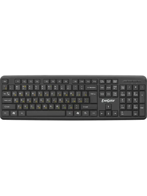 Набор клавиатура+мышь ExeGate Prof.St.Comb.MK120-OEM(EX287139RUS)чер.Br.box