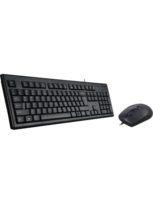 Набор клавиатура+мышь A4Tech KRS-8372 клав:черный мышь:черный USB