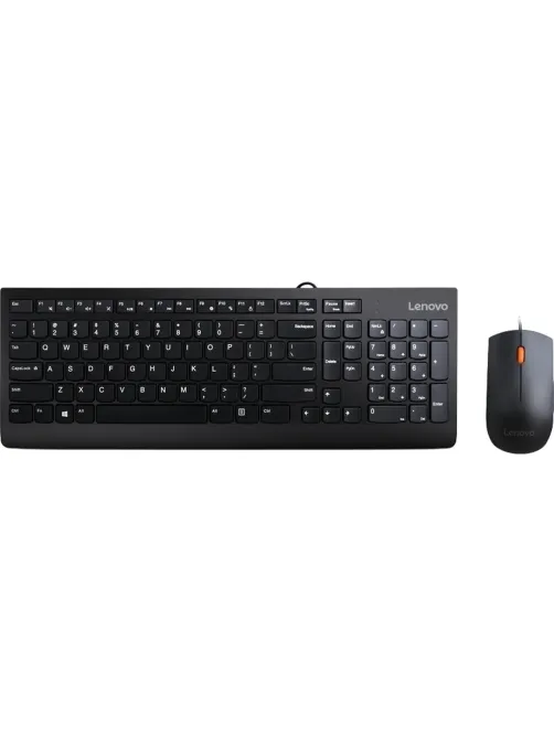 Набор клавиатура+мышь Lenovo проводной 300 черный (GX30M39635)