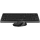 Набор клавиатура+мышь A4Tech Fstyler FG1010 черный/сер USB беспров Multime