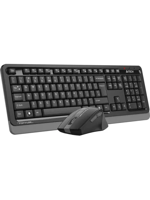 Набор клавиатура+мышь A4Tech Fstyler FG1035 GREY USB беспров. чер/сер