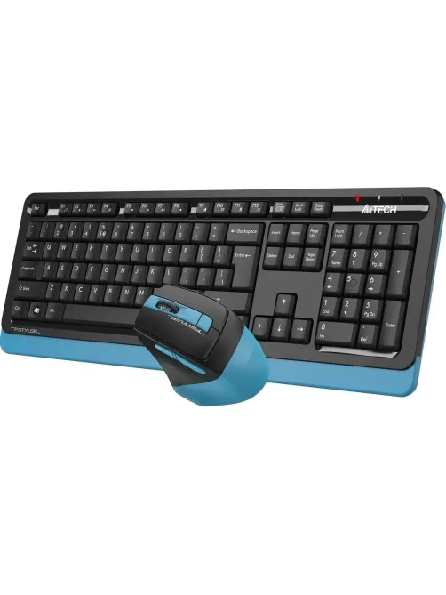 Набор клавиатура+мышь A4Tech Fstyler FG1035 NAVY BLUE USB беспров.чер/син