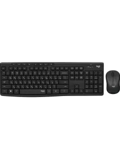 Набор клавиатура+мышь Logitech MK295,черный USB беспровод (920-009813)