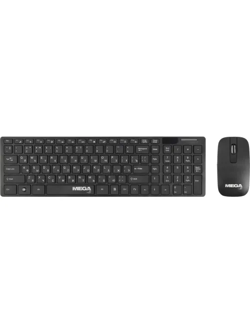 Набор клавиатура+мышь ProMega jet WKMC001 USB WLS RT/2+1ААА/1000dpi/3кн/чер