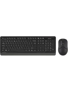 Набор клавиатура+мышь A4Tech Fstyler (FG1012 BLACK) клав:черн/сер мышь:черн
