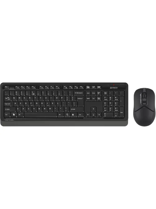 Набор клавиатура+мышь A4Tech Fstyler (FG1012 BLACK) клав:черн/сер мышь:черн