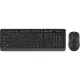 Набор клавиатура+мышь A4Tech Fstyler (FG1012 BLACK) клав:черн/сер мышь:черн