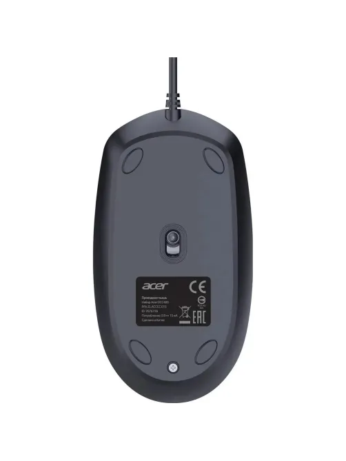 Набор клавиатура+мышь Acer OCC400,черный USB (ZL.ACCCC.015)