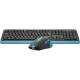 Набор клавиатура+мышь A4Tech Fstyler FG1035 NAVY BLUE USB беспров.чер/син