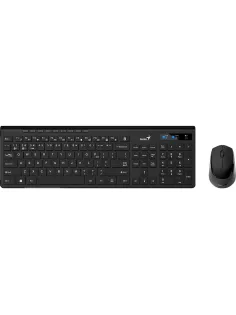 Набор клавиатура+мышь Genius SlimStar 8230, беспроводной, черный