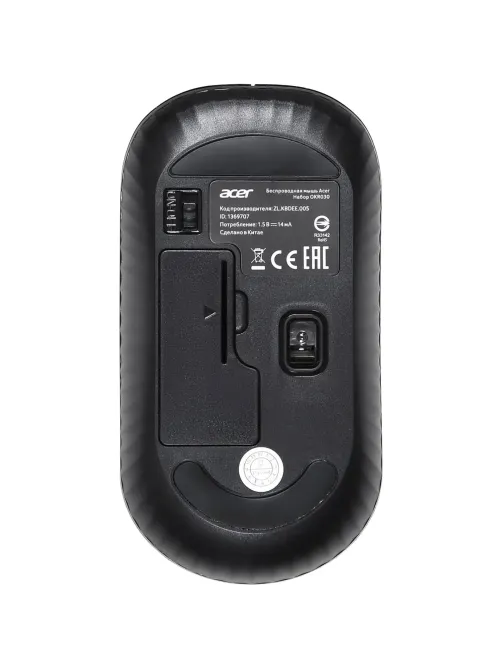 Набор клавиатура+мышь Acer OKR030 Wireless, черный