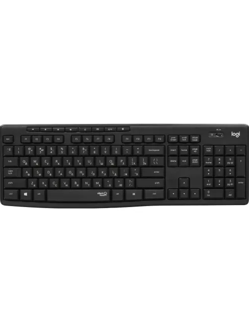 Набор клавиатура+мышь Logitech MK295,черный USB беспровод (920-009813)