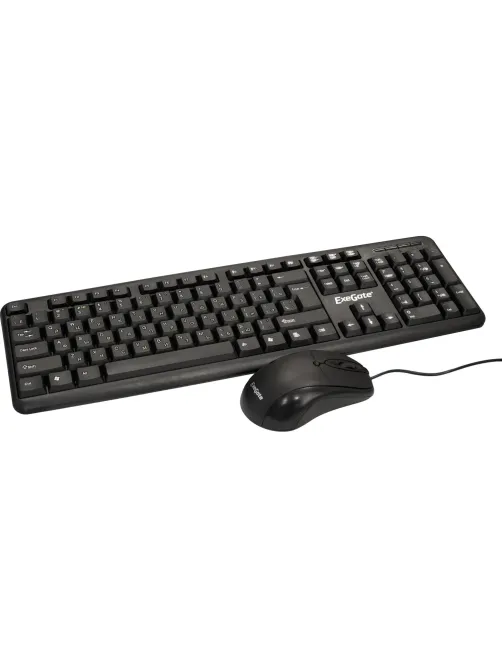 Набор клавиатура+мышь ExeGate Prof.St.Comb.MK120-OEM(EX287139RUS)чер.Br.box