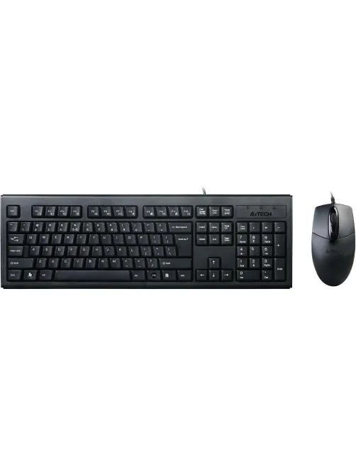 Набор клавиатура+мышь A4Tech KRS-8372 клав:черный мышь:черный USB