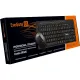 Набор клавиатура+мышь ExeGate Professional Combo MK240 черный(EX286220RUS)
